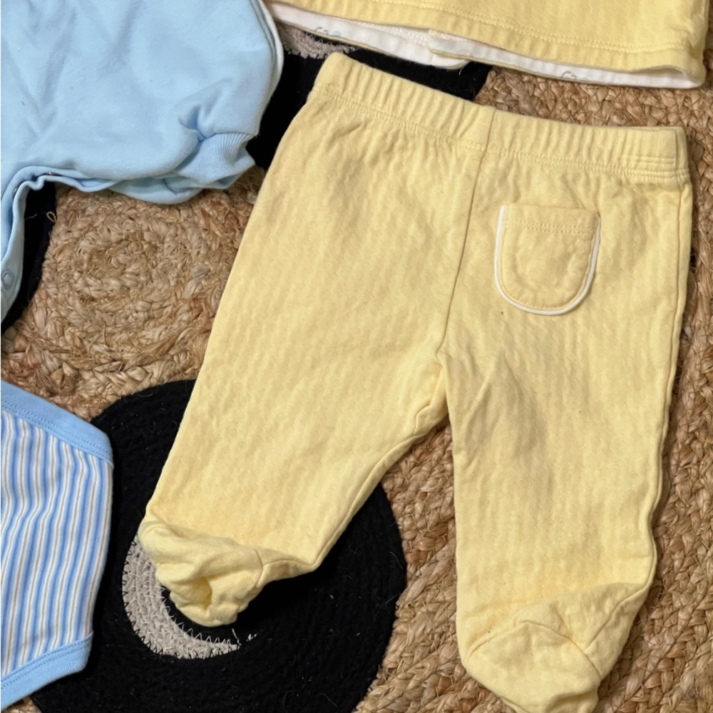 Vintage baby boy clothing bundle blue & yellow made in the USA 100% cotton - Picture 12 of 12